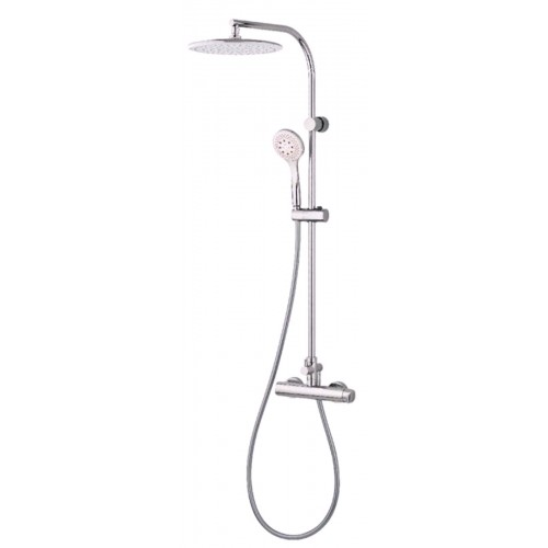 PREMIER Monomando de ducha con columna cromo PREMIER Monomando de ducha con columna cromo